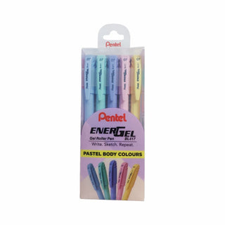 ENERGEL BL417 PASTELS - 5 PC SET