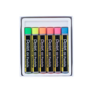 OIL PASTELS - FLUORESCENT COLOURS SET