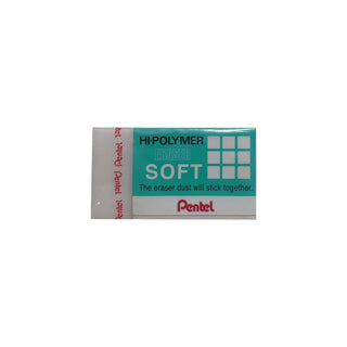 HI-POLYMER ERASER SOFT - 2 PC MEDIUM