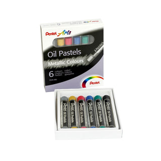 OIL PASTELS - METALLIC COLOURS SET