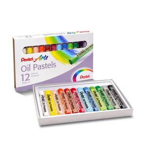 OIL PASTELS - 12 COLOUR SET