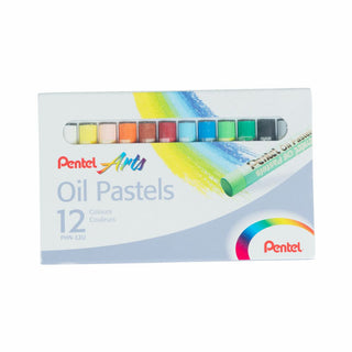 OIL PASTELS - 12 COLOUR SET