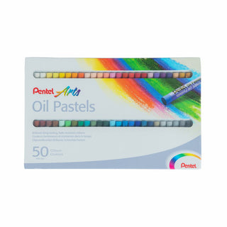 OIL PASTELS - 50 COLOUR SET